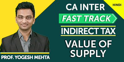 CA Inter Indirect Tax Fast Track CA Inter Indirect Tax Fast Track