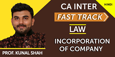 Incorporation of Company & Matters Incidental Thereto (Fast Track)