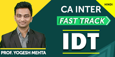 CA Inter Indirect Tax Fast Track CA Inter Indirect Tax Fast Track | JK Shah Online