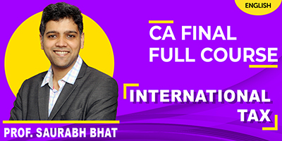 International Taxation Subject International Taxation CA Subject - JK Shah Online