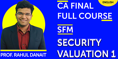 CA Final SFM Full Course CA Final SFM Full Course - JK Shah Online