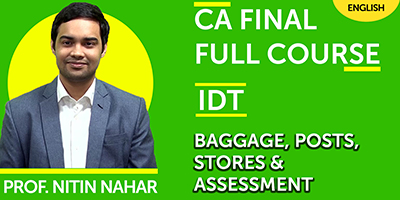 CA Final Indirect Tax Full Course CA Final Indirect Tax Full Course | JK Shah Online