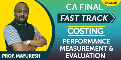 CA Inter Fast Track Costing Performance Measurement & Evaluation CA Inter Fast Track Costing Performance Measurement & Evaluation - JK Shah Online
