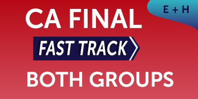 CA Final Fast Track of Both Groups for May 21, Nov 21