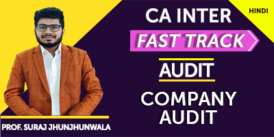 Company Audit (Fast Track) - Prof. Suraj Jhunjhunwala (Hindi) for Nov 21