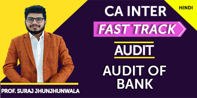 Audit of Bank (Fast Track) - Prof. Suraj Jhunjhunwala (Hindi) for Nov 21