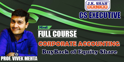 BuyBack Of Equity Share - Prof. Vivek Mehta (Hindi) for Dec 21