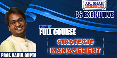 Strategic Management - Prof. Rahul Gupta (Hindi) for Dec 21