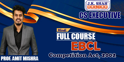 Competition Act, 2002 - Prof. Amit Mishra (Hindi) for Dec 21