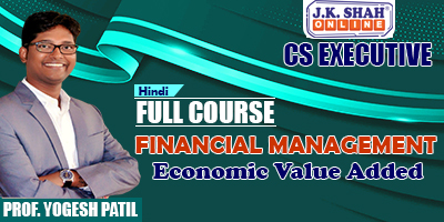 Economic Value Added - Prof. Yogesh Patil (Hindi) for Dec 21