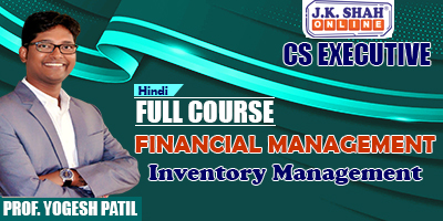 Inventory Management - Prof. Yogesh Patil (Hindi) for Dec 21