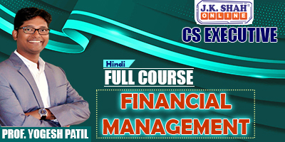 Financial Management - Prof. Yogesh Patil (Hindi) for Dec 21