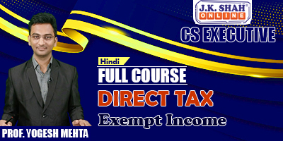 Exempt Income - Prof. Yogesh Mehta (Hindi) for Dec 21