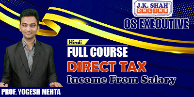 Income From Salary - Prof. Yogesh Mehta (Hindi) for Dec 21