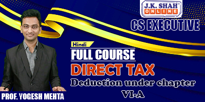 Deduction under chapter VI-A - Prof. Yogesh Mehta (Hindi) for Dec 21