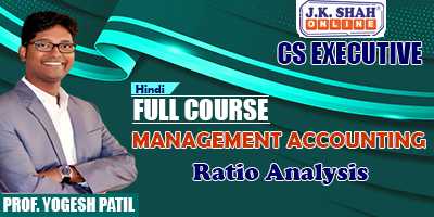 Ratio Analysis - Prof. Yogesh Patil (Hindi) for Dec 21