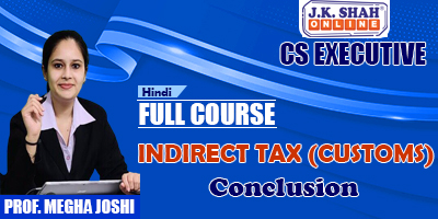 Conclusion - Prof. Megha Joshi (Hindi) for Dec 21