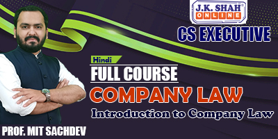Introduction to Company Law - Prof. Mit Sachdev (Hindi) for Dec 21