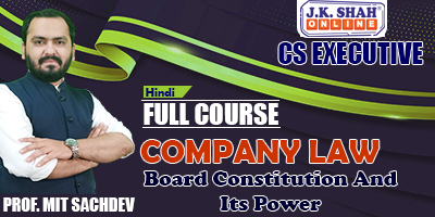 Board Constitution And Its Power - Prof. Mit Sachdev (Hindi) for Dec 21
