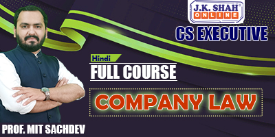Company Law - Prof. Mit Sachdev (Hindi) for Dec 21