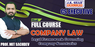 Legal Framework Governing Company Secretaries - Prof. Mit Sachdev (Hindi) for Dec 21