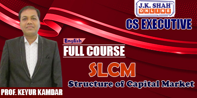 Structure of Capital Market - Prof. Keyur Kamdar (English) for Dec 21