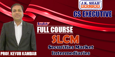Securities Market Intermediaries - Prof. Keyur Kamdar (English) for Dec 21