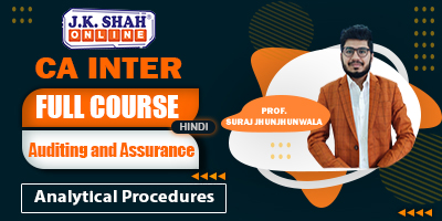 Analytical Procedures - Prof. Suraj Jhunjhunwala (Hindi) for Nov 21