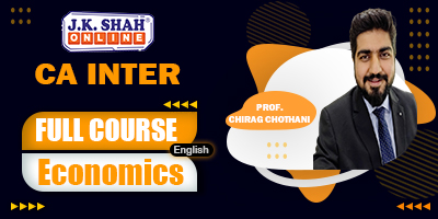 Economics for Finance - Prof. Chirag Chothani (English) for May 22, Nov 22