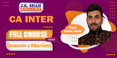 Corporate and Other Laws - Prof. Kunal Shah (Hindi) for May 22, Nov 22