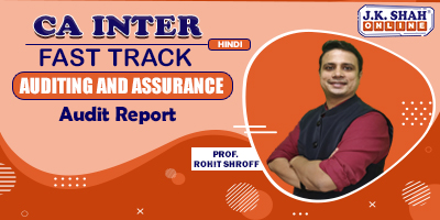 CA Inter Fast Track Audit Report - JK Shah Online