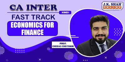 CA Inter Economics Fast Track - JK Shah Online