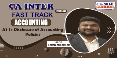 CA Inter Fast Track Accounting AS 1 - JK Shah Online