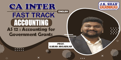 CA Inter Accounting Fast Track CA Inter Accounting Fast Track - JK Shah Online