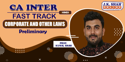 CA Inter Fast Track Law Online - JK Shah Online