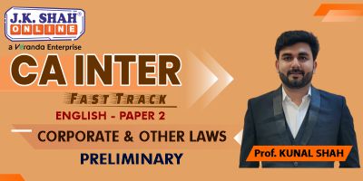 CA Inter Law Fast Track | JK Shah Online