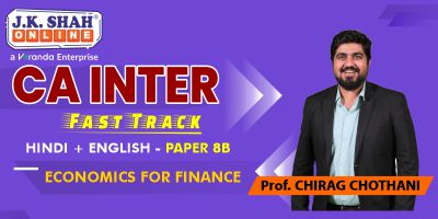CA Inter Economics Fast Track - JK Shah Online