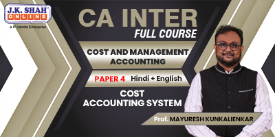 CA Inter, Paper 4 - Cost And Management Accounting - Cost Accounting ...