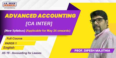 CA Inter, Paper 1 - Advanced Accounting - AS 19 - Accounting for Leases ...