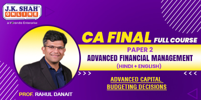 CA Final, Paper 2 - Advanced Financial Management - Advanced Capital ...