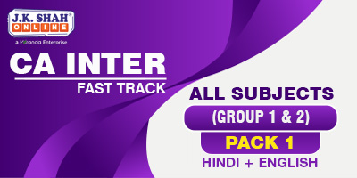CA Inter, All Subjects(Group 1 & 2) Pack 1. This is a FAST TRACK Course and applicable for Sep 25 and Jan 26 exams.